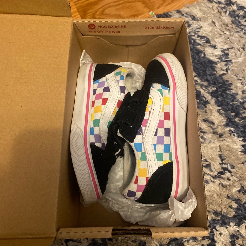 Size 7 Toddler girl Vans